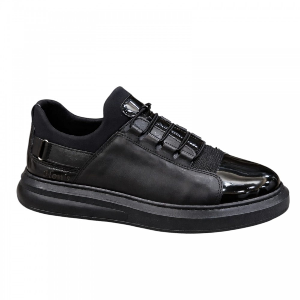 HON’S Nova Flex Lastik Bağcıklı Hakiki Deri Erkek Sneaker 2620